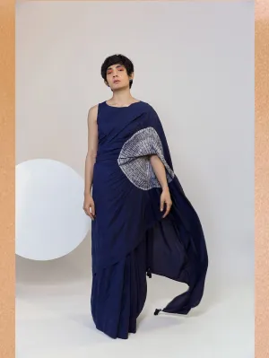 Studio Medium   I   Hands-Free Silk Saree Shibori