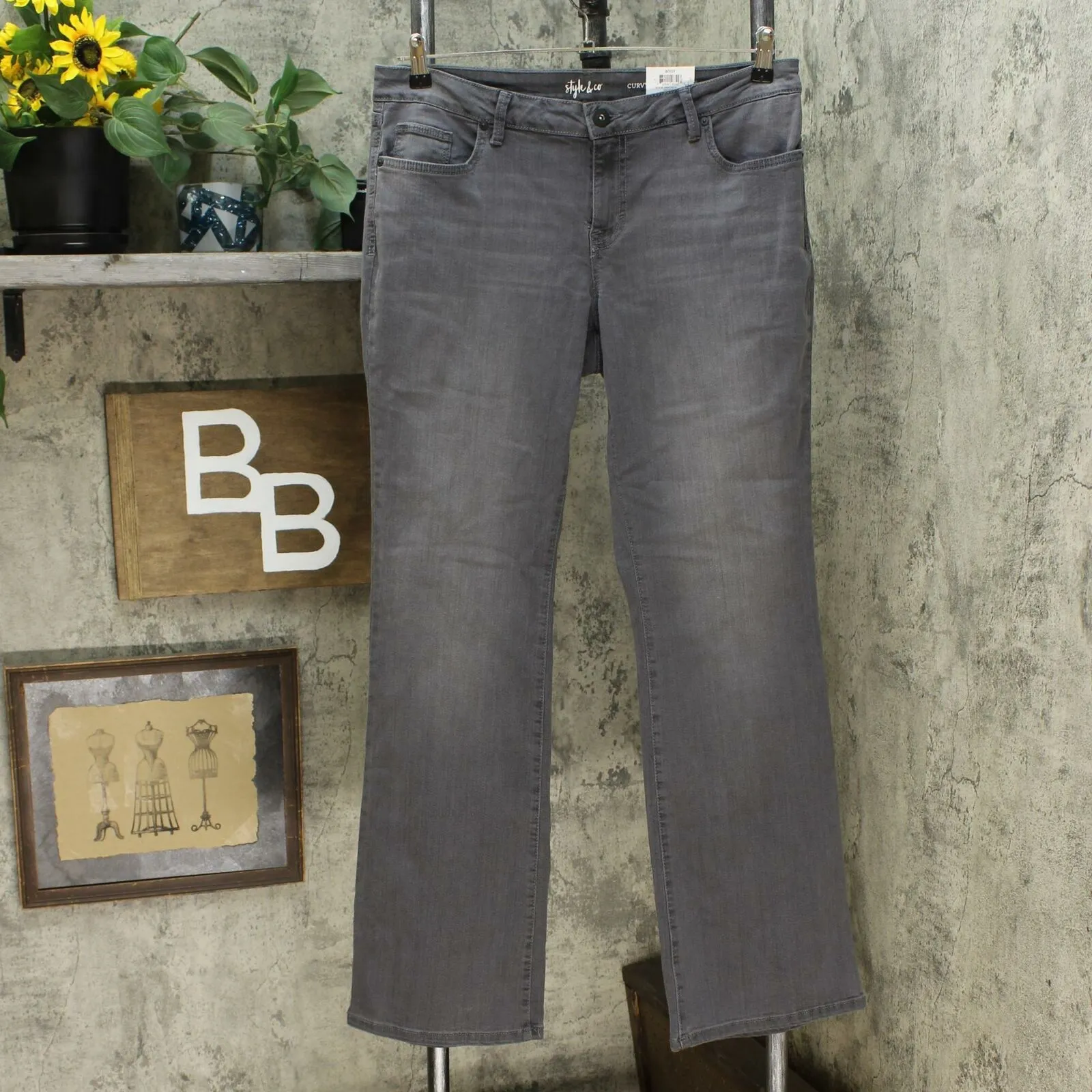 Style & Co. Women's Curvy Fit Bootcut Jeans