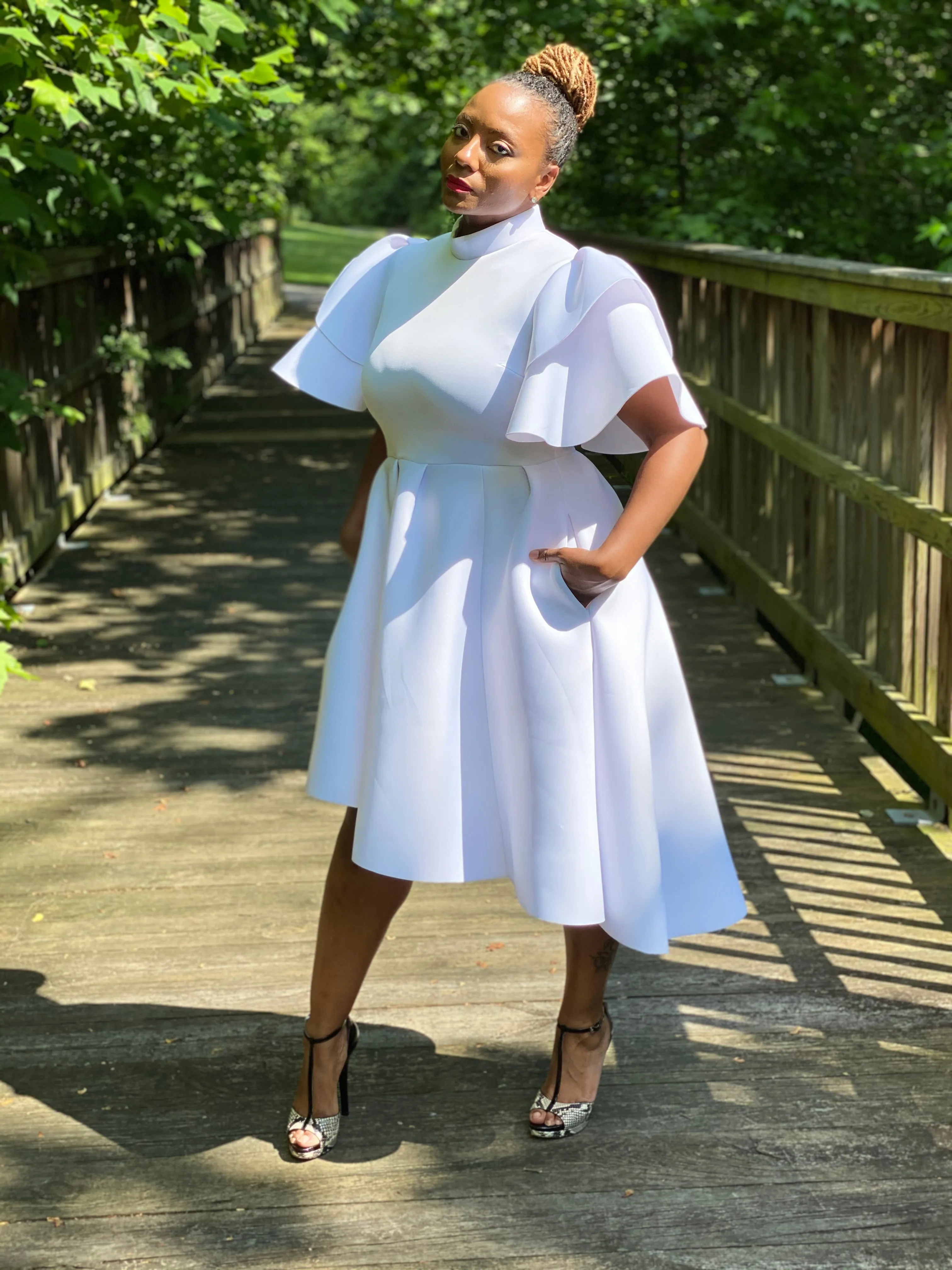 Such a Lady Asymmetrical Dress