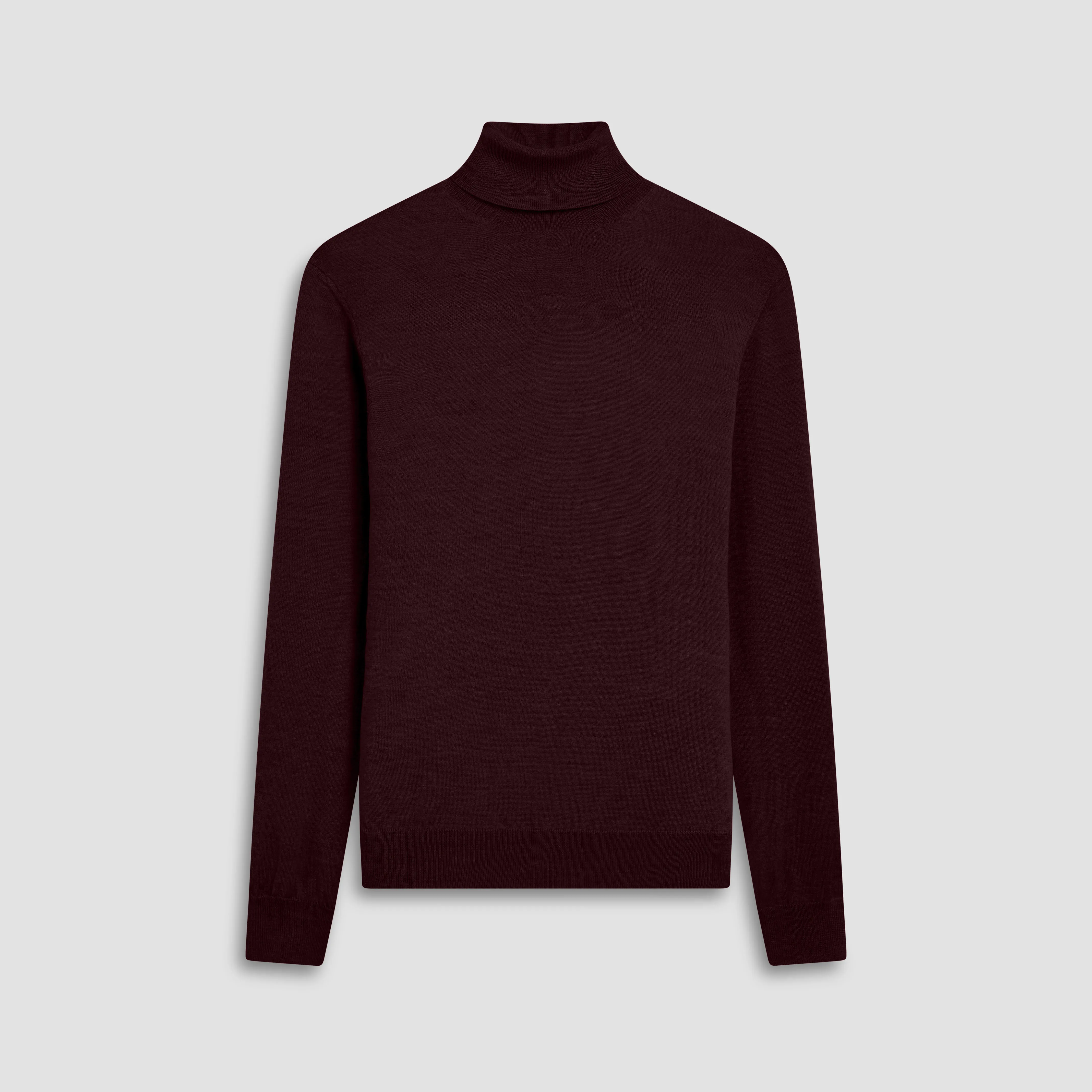 Super Merino Solid Turtleneck Sweater