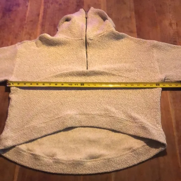 Sweaty Betty Sweater Restful Boucle’ Half Zip Pullover Turtleneck