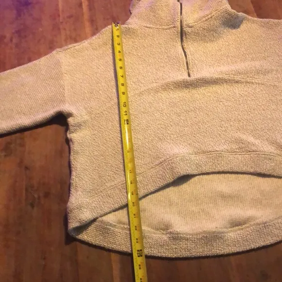 Sweaty Betty Sweater Restful Boucle’ Half Zip Pullover Turtleneck