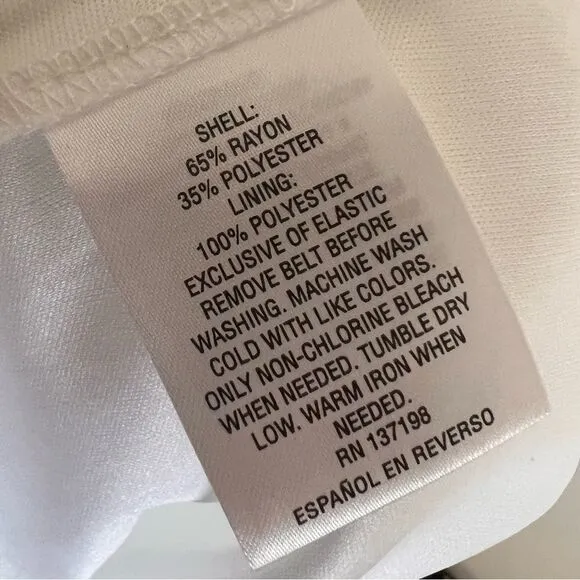 Thalia Sodi White Off The Shoulder Gauze Fit Flare Dress