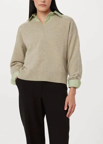 The Yak Wool V Neck Sweater