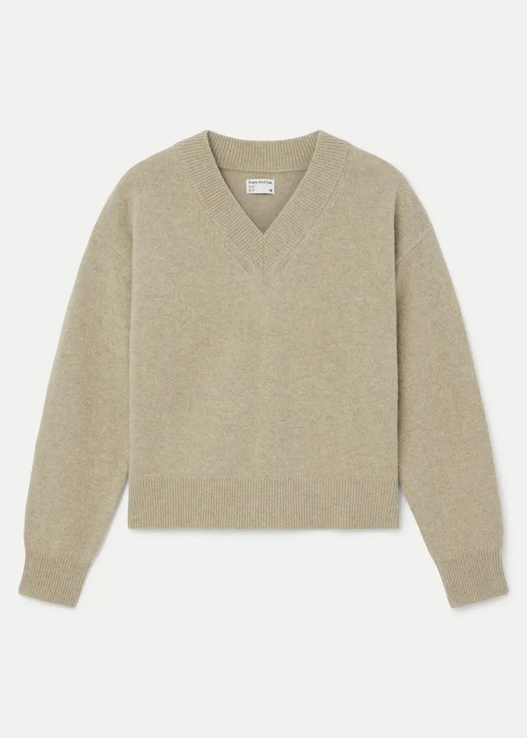 The Yak Wool V Neck Sweater