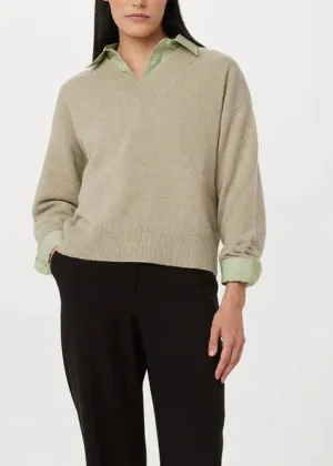 The Yak Wool V Neck Sweater