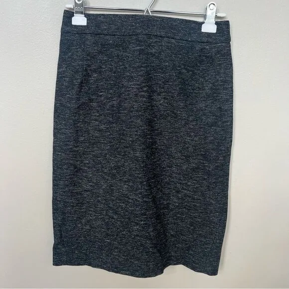 Theory Joanie K Virgin Wool Tweed Pencil Skirt Size 6
