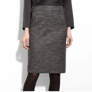 Theory Joanie K Virgin Wool Tweed Pencil Skirt Size 6