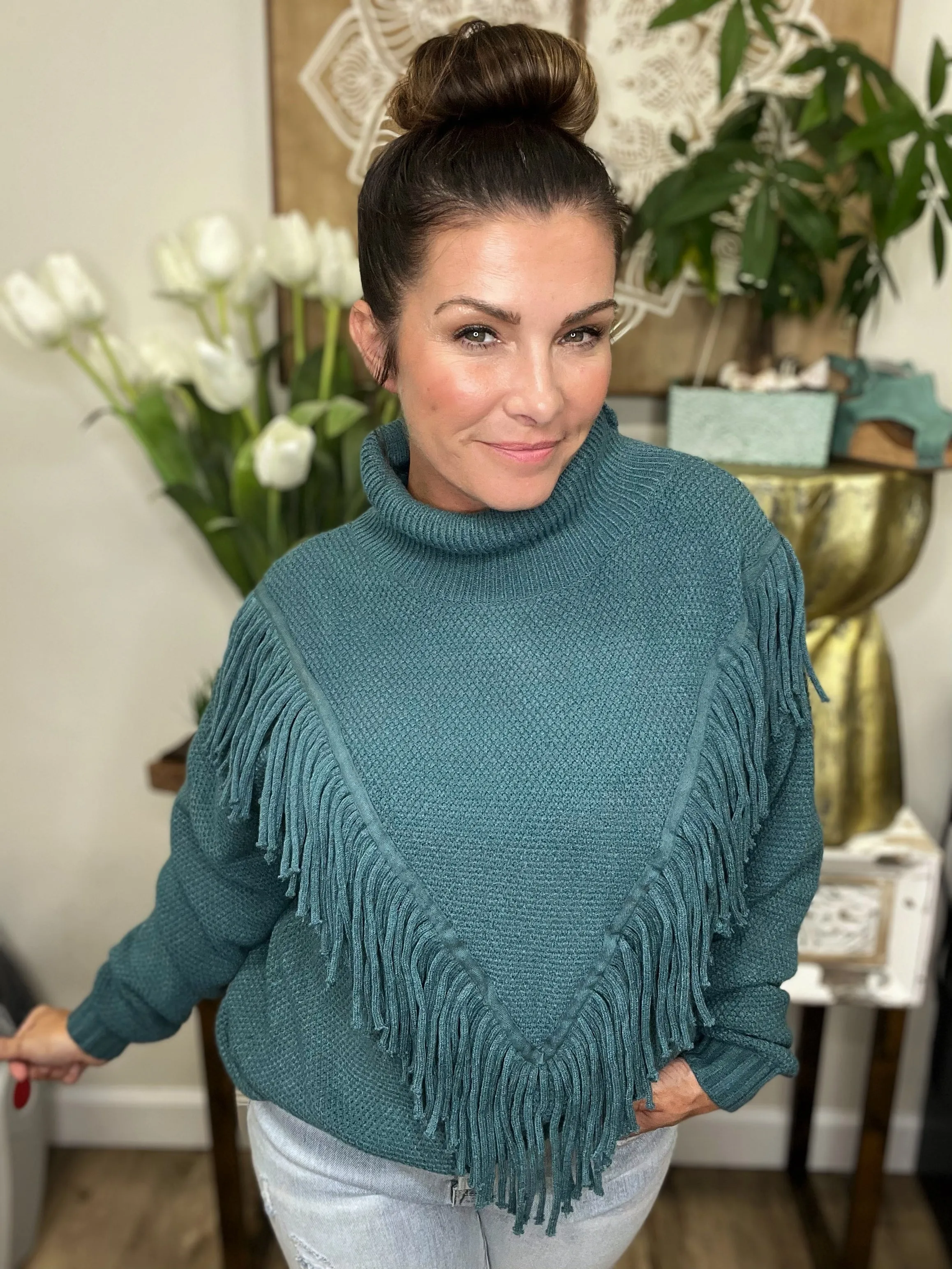 Timeless Beauty Sweater- 5 Colors (Deep Teal, Black, Tan, Gray, Beige)