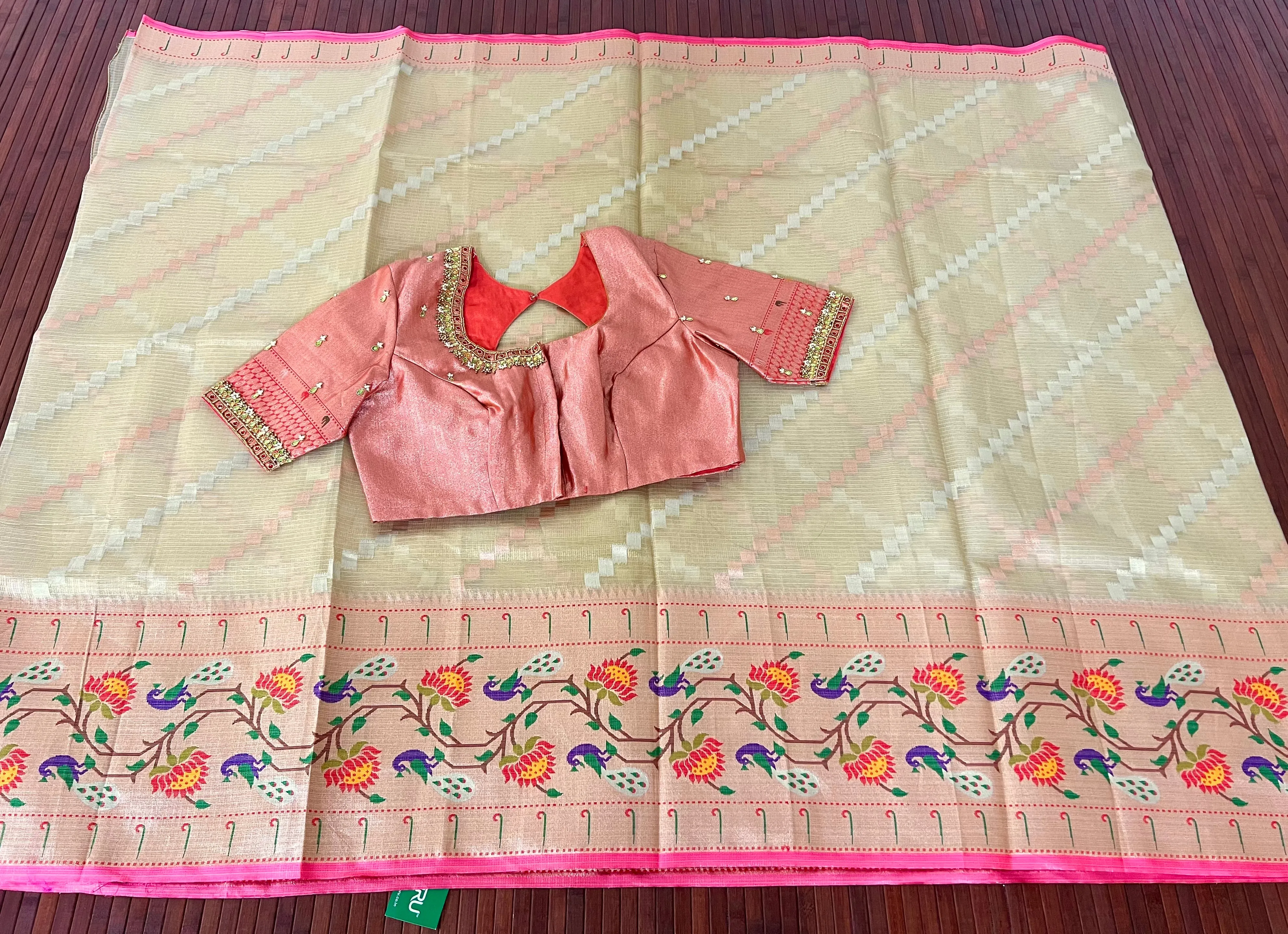 Tissue Kota silk saree