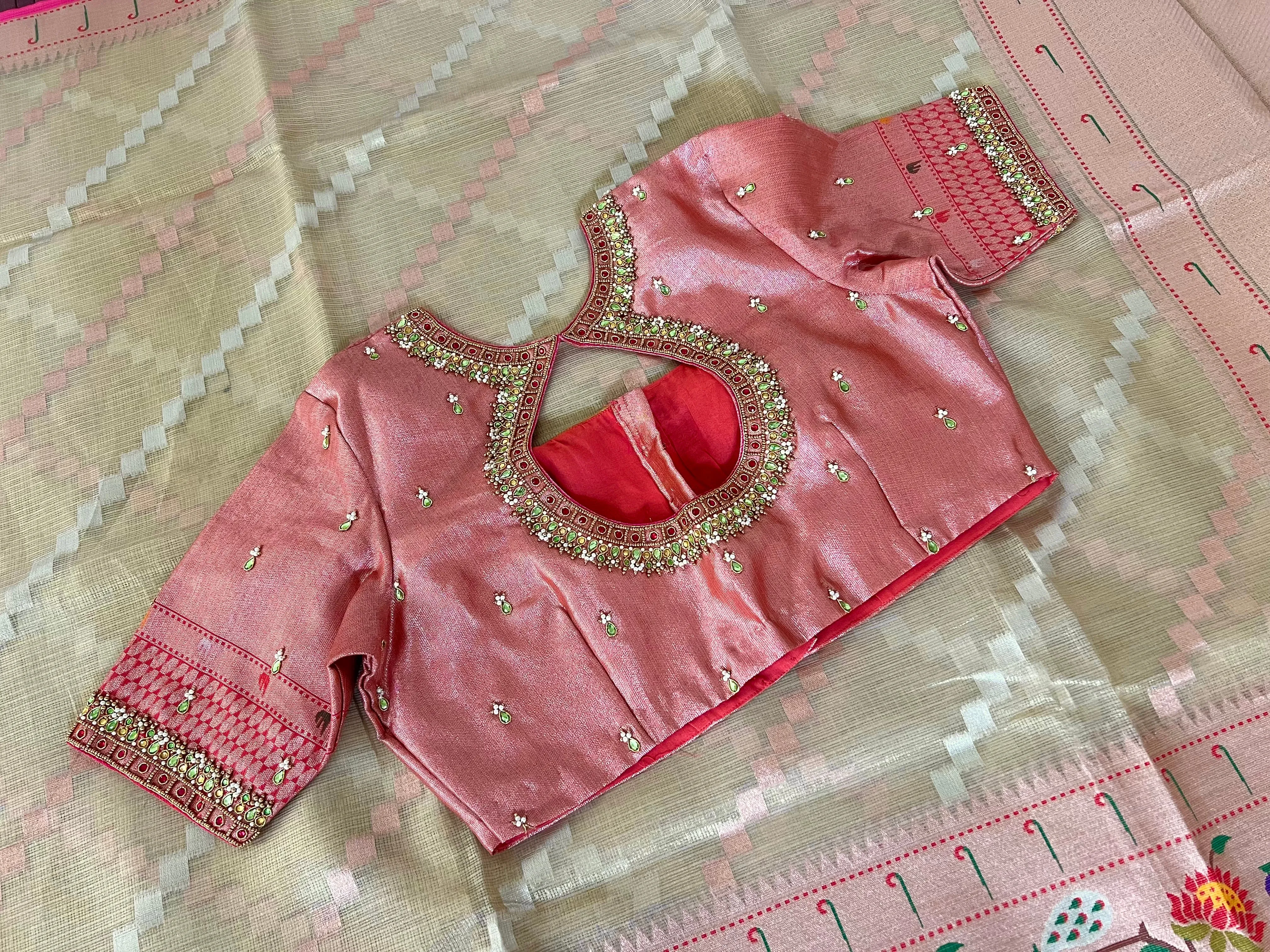Tissue Kota silk saree