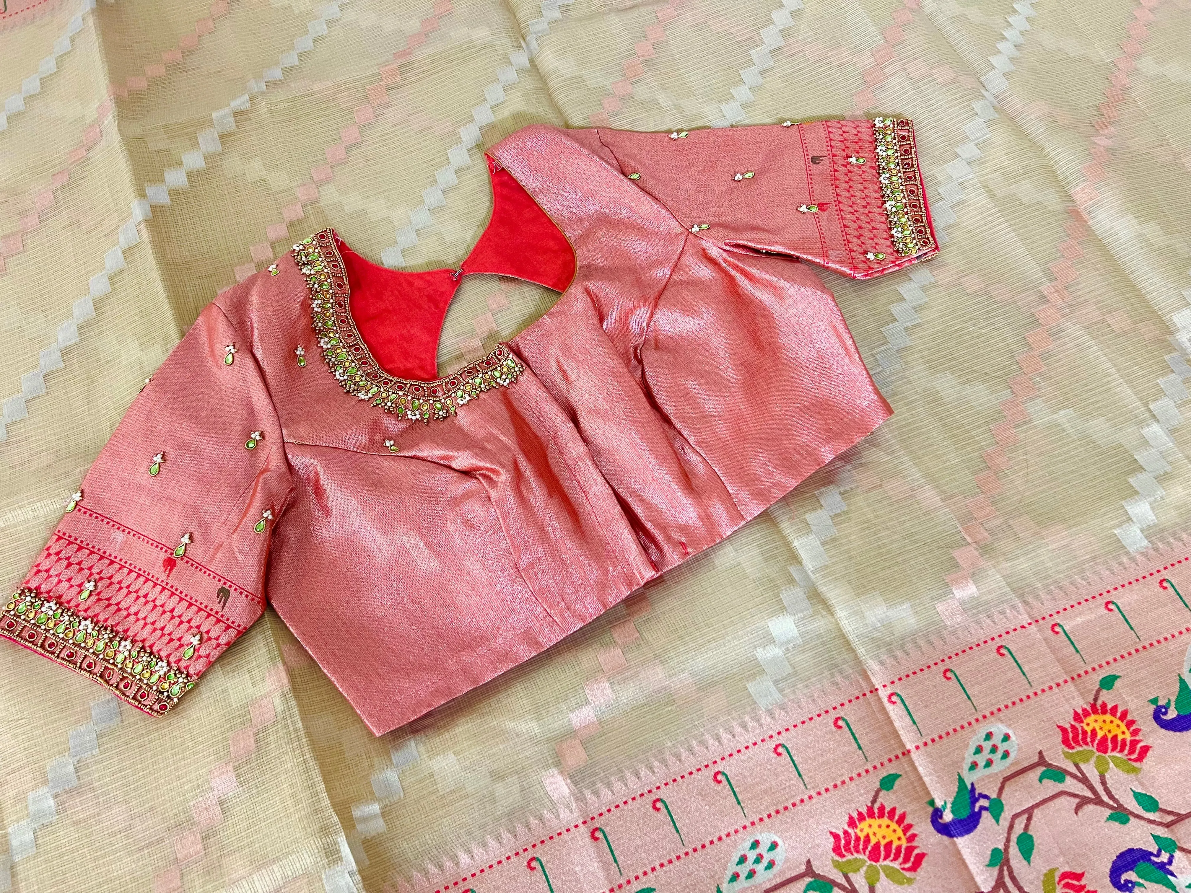 Tissue Kota silk saree