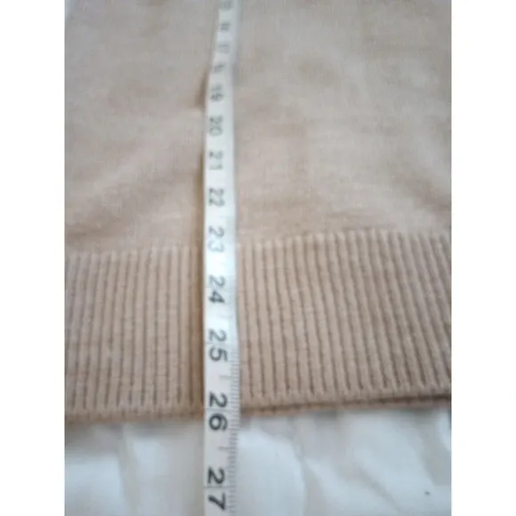Tommy Hilfiger Women's Sweater Sz M Fair Isle Turtleneck Sweater Tan Brown NWT
