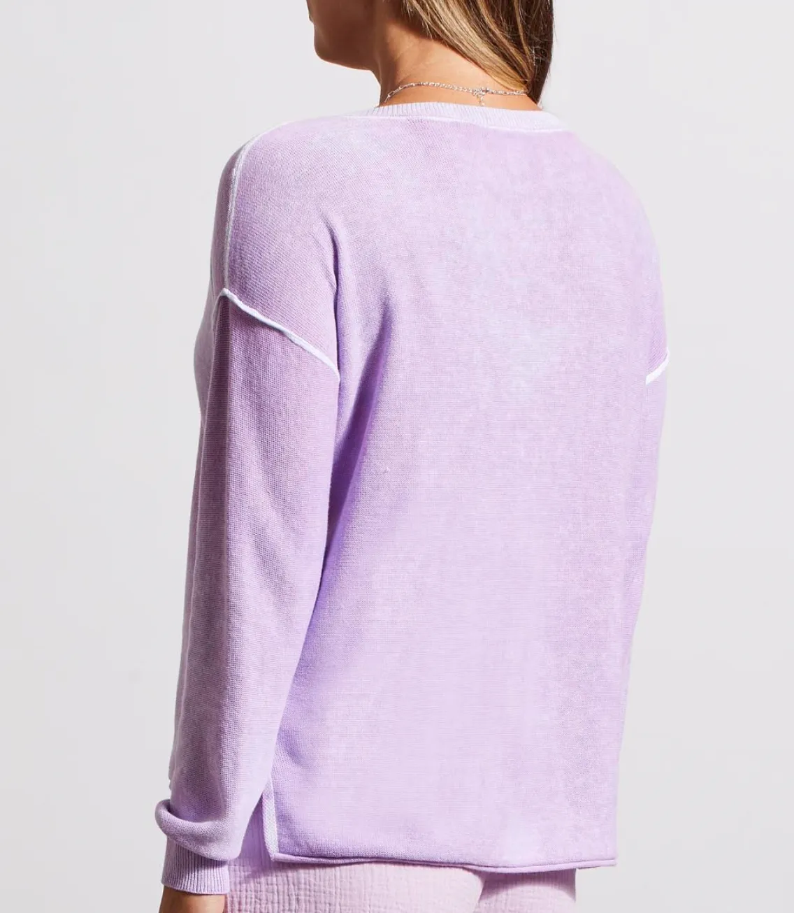 Tribal Iris V-Neck Sweater