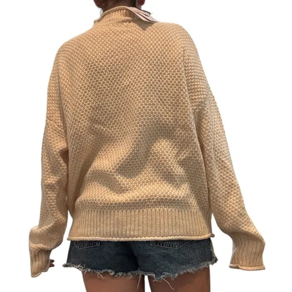 Turtleneck Cream Sweater