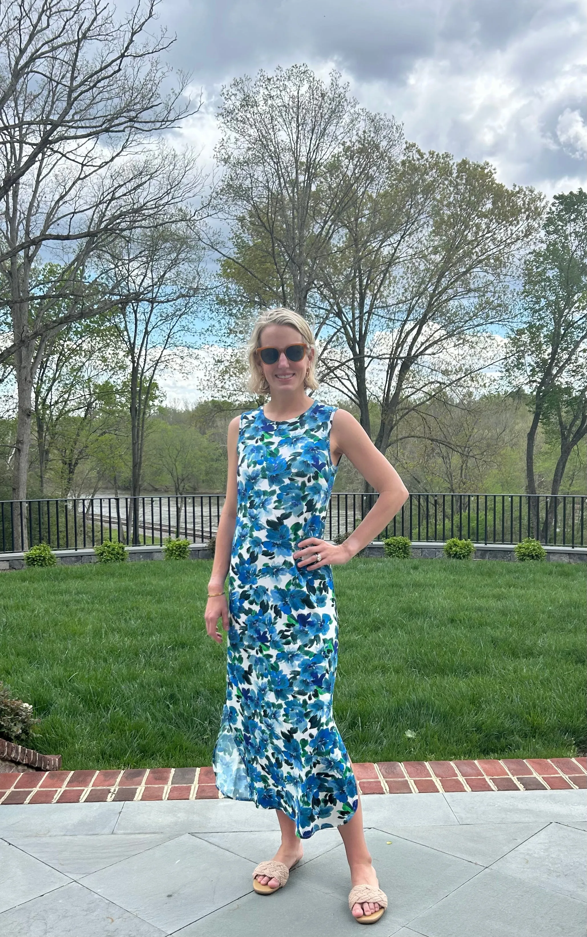 Twiggy Dress in Floral Georgette
