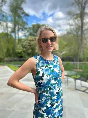 Twiggy Dress in Floral Georgette