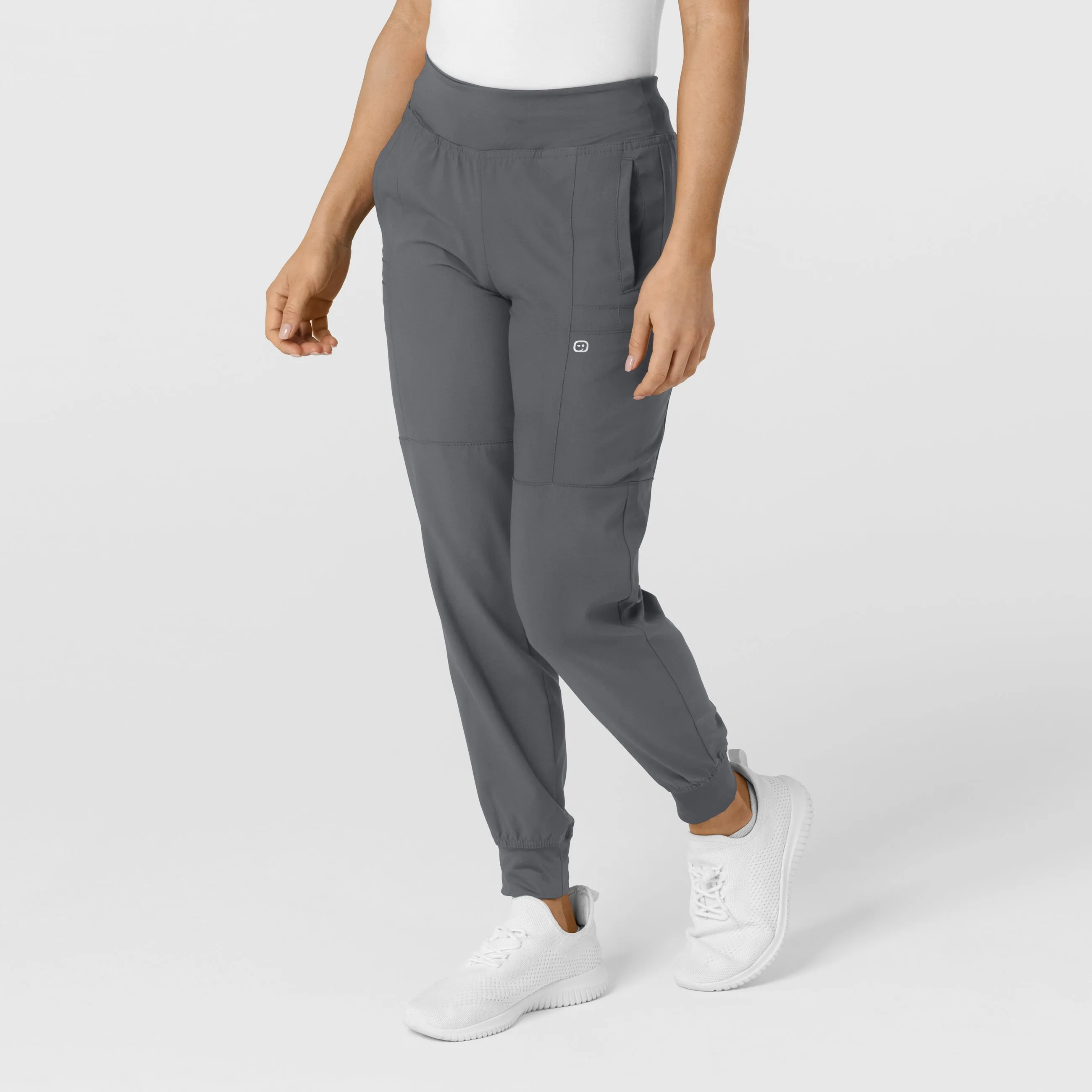 UMSL W123 Women's Comfort Waist Cargo Jogger Scrub Pant