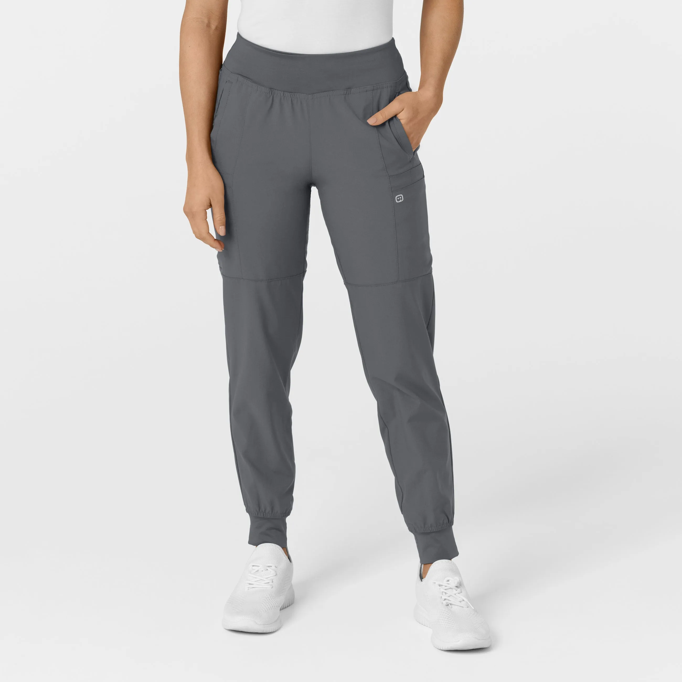 UMSL W123 Women's Comfort Waist Cargo Jogger Scrub Pant