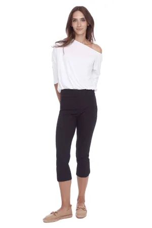 Up! Petal Slit Loom Pant in Black