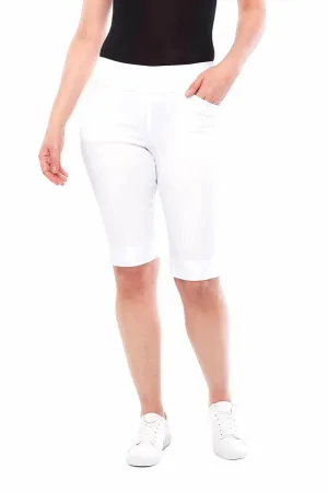 Up! Solid Bermuda Length Techno Short