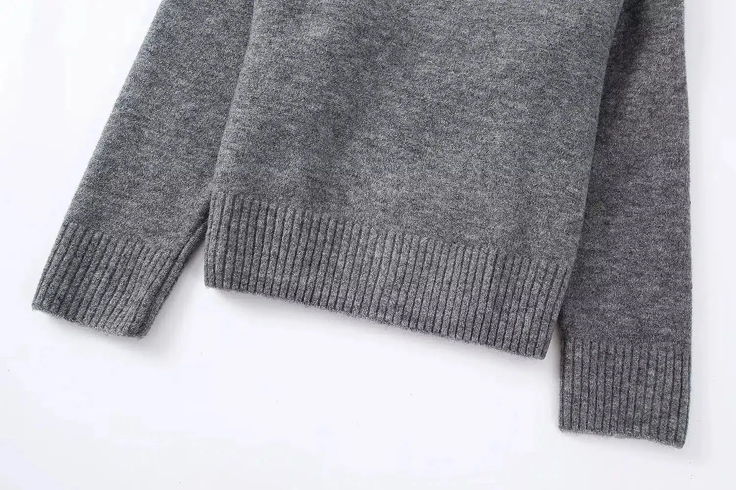 V-Neck Knit Sweater