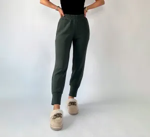VARLEY Slim Cuff Pant - Olive Marl 25"