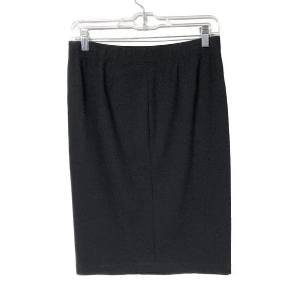 Vince Black Viscose Crepe Knit Pencil Skirt NWT Womens Size S Small