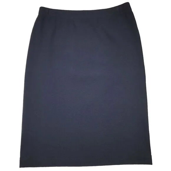 Vince Black Viscose Crepe Knit Pencil Skirt NWT Womens Size S Small