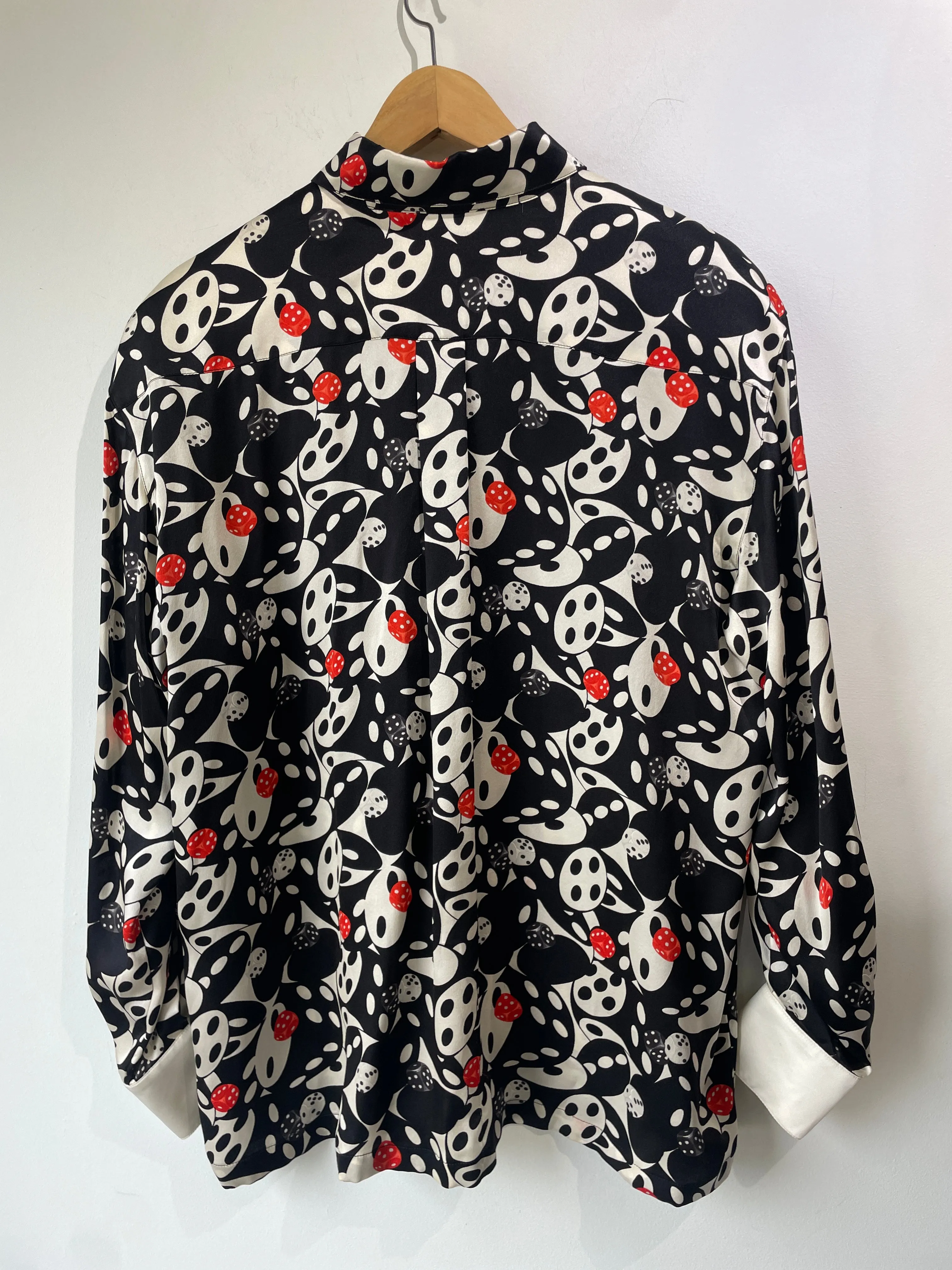 Vintage Escada Silk Dice Blouse