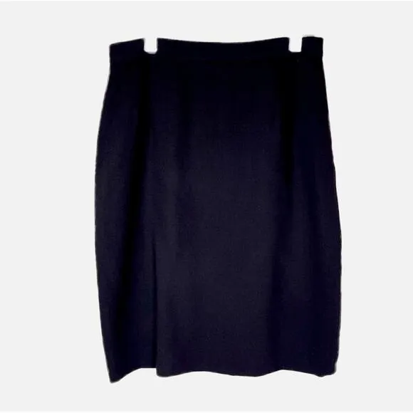 Vintage Giorgio Armani Pencil Style Skirt - CHOCOLATE