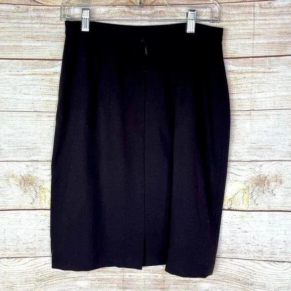 Vintage Giorgio Armani Pencil Style Skirt - CHOCOLATE