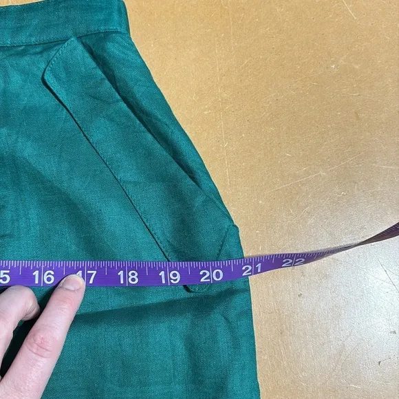Vintage Pe Pe Holiday Green Long Pencil Skirt