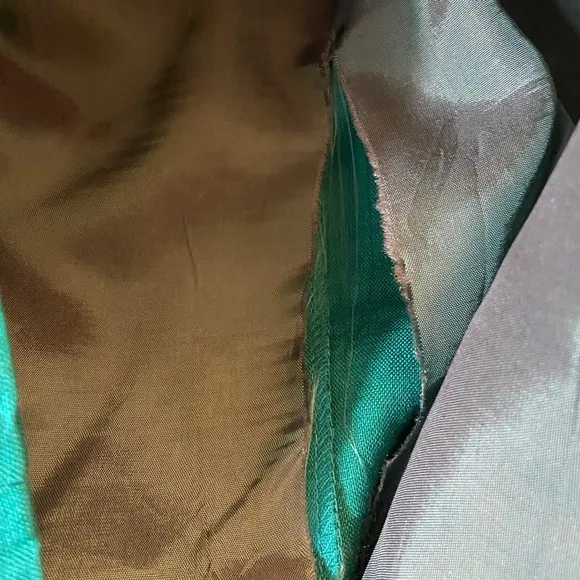 Vintage Pe Pe Holiday Green Long Pencil Skirt