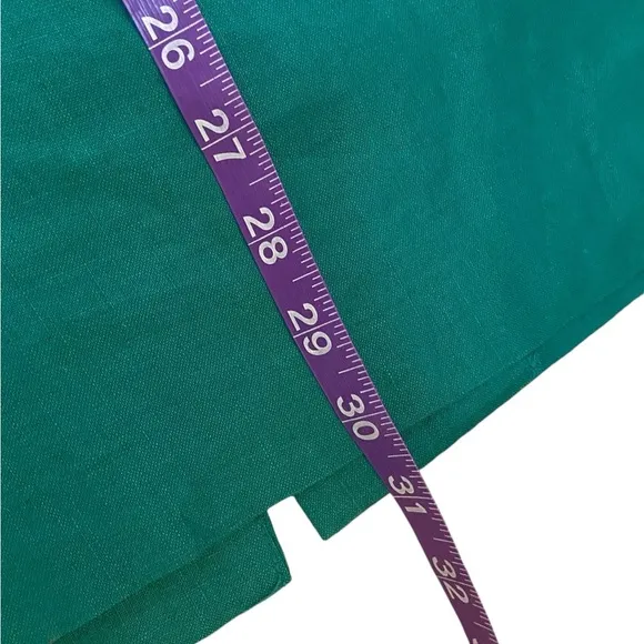 Vintage Pe Pe Holiday Green Long Pencil Skirt