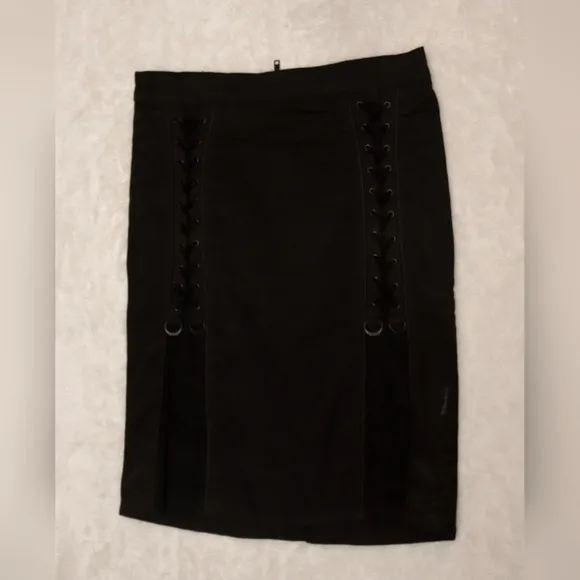 Vintage Tripp Nyc Goth pencil Skirt Size Large