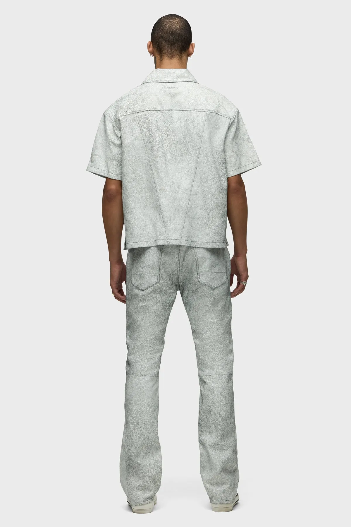 Walker Kick Flare Leather Pant