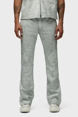 Walker Kick Flare Leather Pant