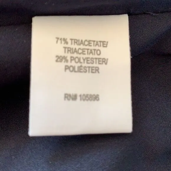 W BY WORTH “WORTH NEW YORK” NAVY PENCIL SKIRT