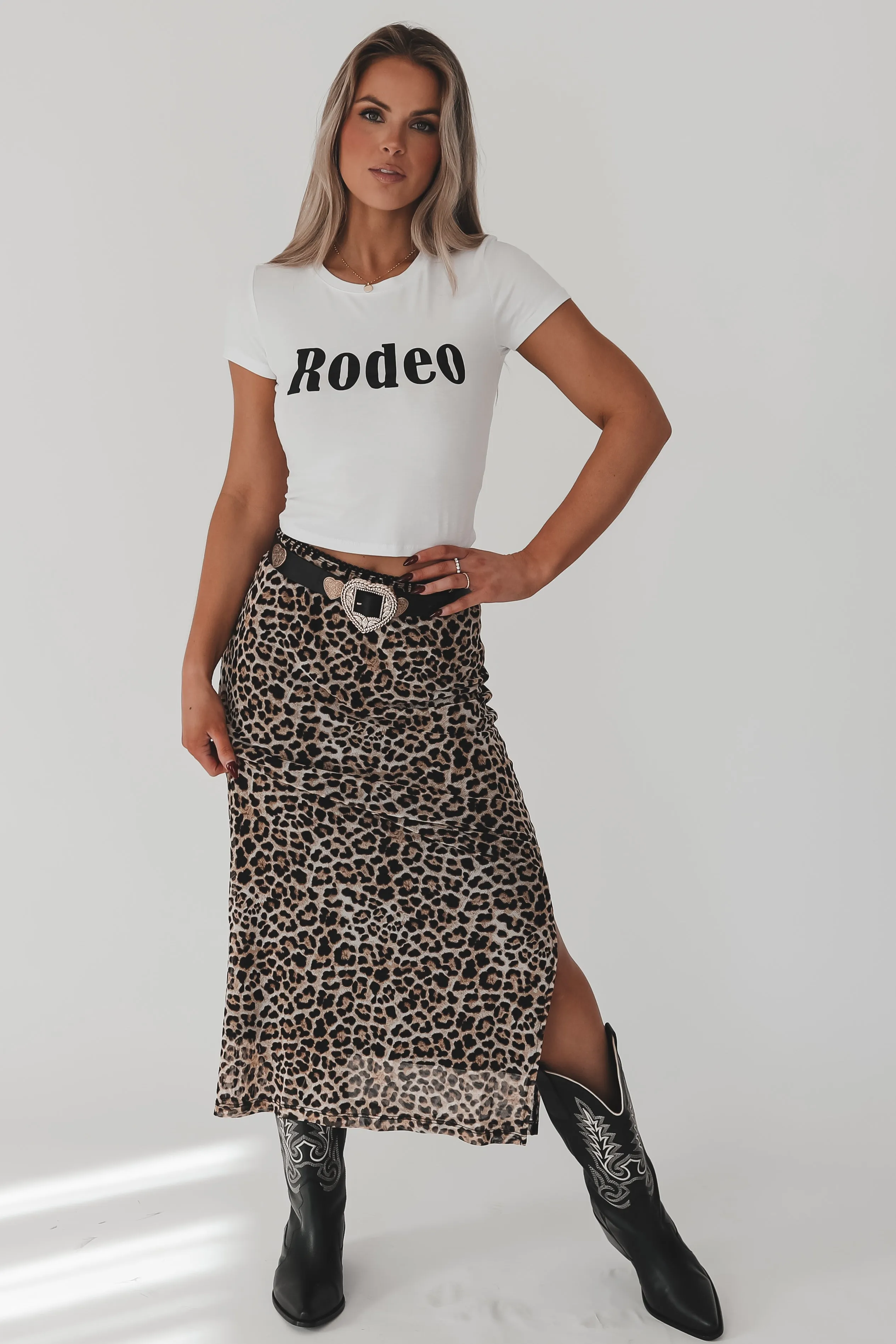 Western Rodeo Graphic Babydoll Tee
