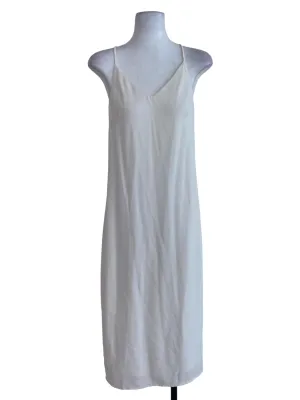 White Plain Shift Dress
