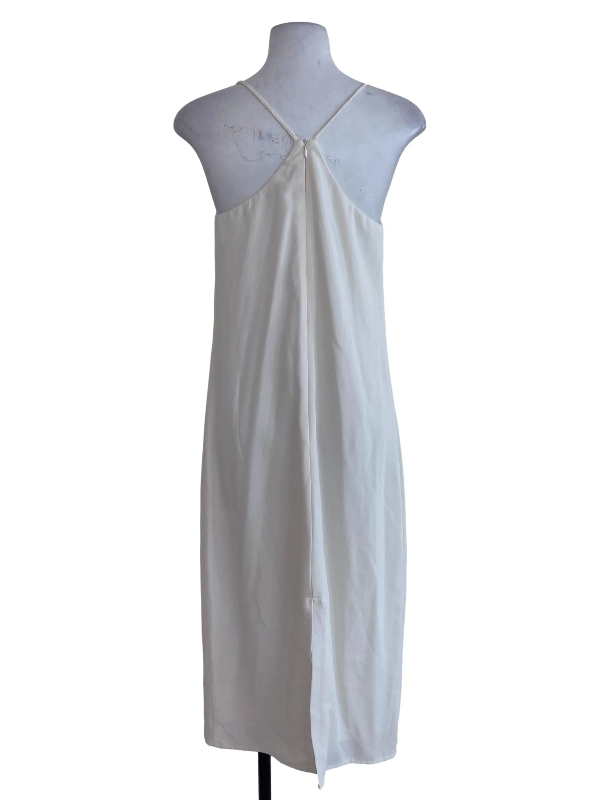 White Plain Shift Dress