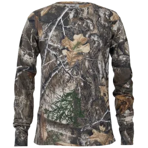 Youth Bear Cave Long Sleeve Camo Tee