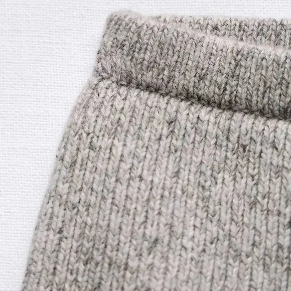 ZARA BASIC WOOL BLEND KNIT MINI SKIRT