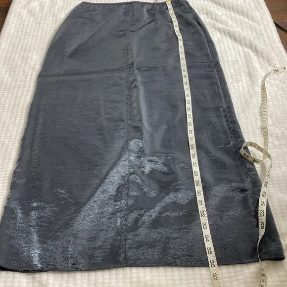 Zara Metallic Pencil Skirt Blogger Favorite Size M