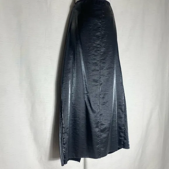 Zara Metallic Pencil Skirt Blogger Favorite Size M