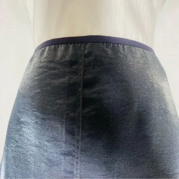 Zara Metallic Pencil Skirt Blogger Favorite Size M